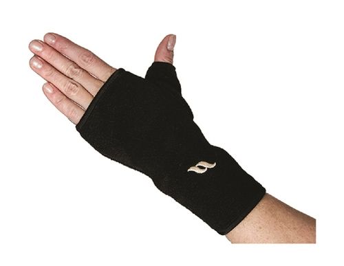 Back on Track Fleece Wrist Brace with Thumb - Black